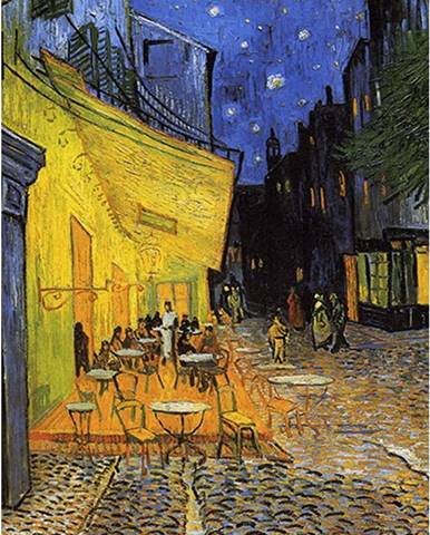 Reprodukce obrazu Vincenta van Gogha - Cafe Terrace, 45 x 60 cm