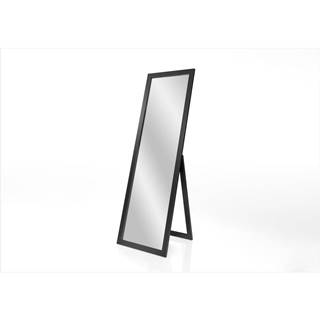 Stojací zrcadlo v černém rámu Styler Sicilia, 46 x 146 cm