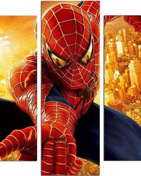 Taffy 5dílný obraz Spider Man