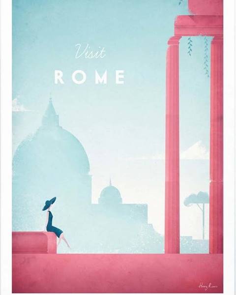 Travelposter Plakát Travelposter Rome, 50 x 70 cm