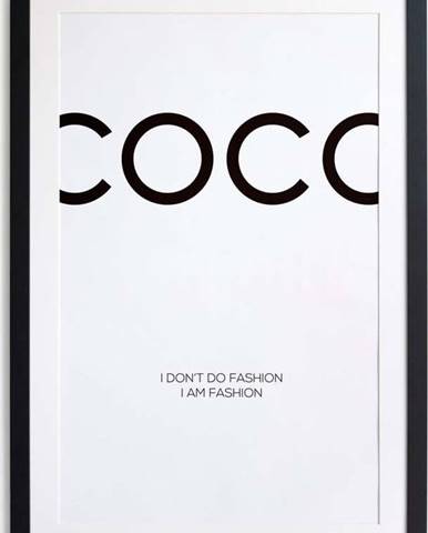 Černobílý plakát Little Nice Things Coco, 40 x 30 cm