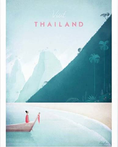 Plakát Travelposter Thailand, 30 x 40 cm