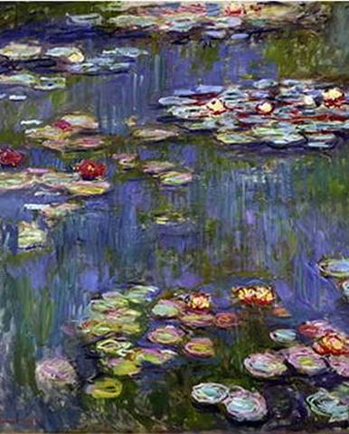 Reprodukce obrazu Claude Monet - Water Lilies, 50 x 50 cm