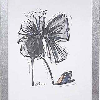 Plakát 20x30 cm Black Fashion Shoes - Piacenza Art