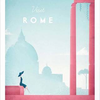 Plakát Travelposter Rome, 50 x 70 cm