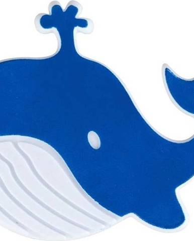 Sada 5 modrých protiskluzových podložek do vany Wenko Whale