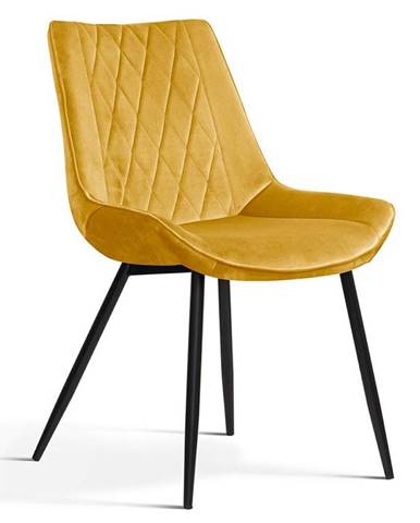 Židle Dubai Žlutá BL68/ Noha Černá
