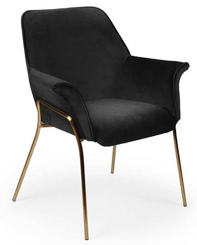 Židle Margot Černá/ Noha Zlatý