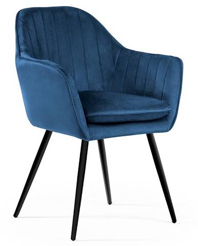 Židle Roma 2 Tmavě modrá/ Noha Černá