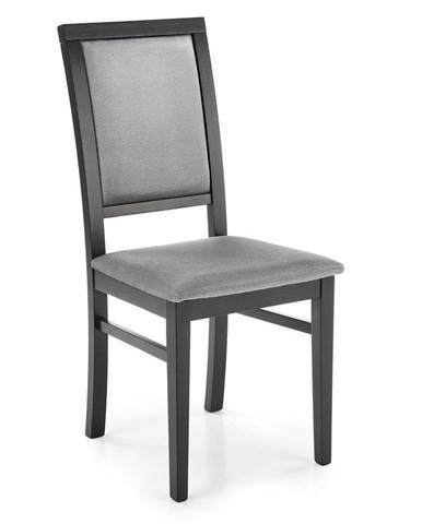 Halmar Jídelní židle Sylwek 1, černá/šedá