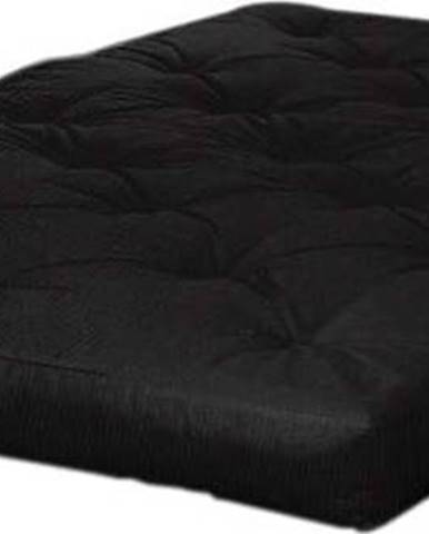 Černá futonová matrace Karup Sandwich, 160 x 200 cm