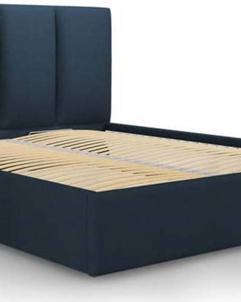 Mazzini Beds Modrá dvoulůžková postel Mazzini Beds Juniper, 160 x 200 cm