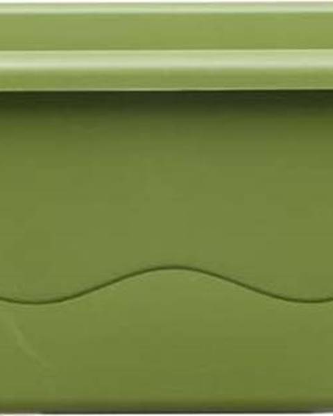 Plastia Zelený samozavlažovací truhlík Plastia Mareta, délka 80 cm