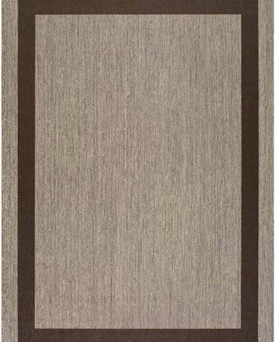 Hnědo-béžový venkovní koberec Universal Technic, 100 x 150 cm