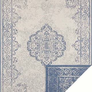 Modro-krémový venkovní koberec NORTHRUGS Cebu, 80 x 150 cm
