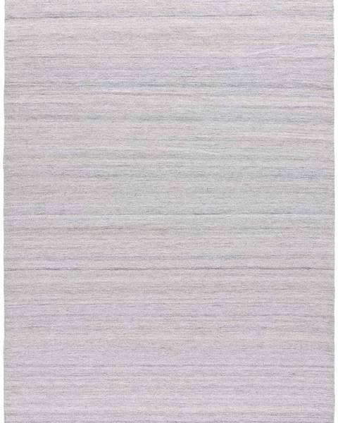 Universal Světle šedý venkovní koberec z recyklovaného plastu Universal Liso, 60 x 120 cm