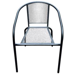 Zahradní židle kovová černá