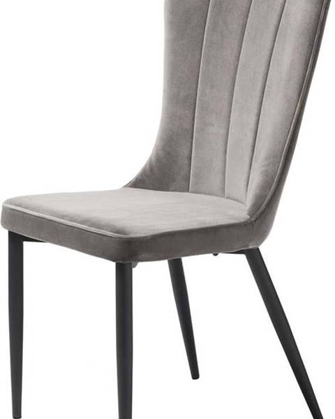 Šedá jídelní židle Unique Furniture Hudson