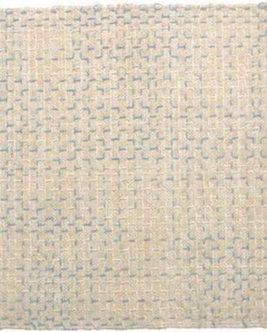 Modro-béžový bavlněný dětský koberec Kave Home Nur, 70 x 140 cm