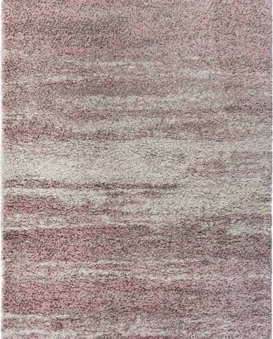 Šedo-růžový koberec Flair Rugs Reza, 80 x 150 cm