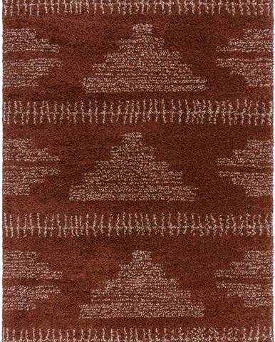 Tmavě červený koberec Flair Rugs Zane, 160 x 230 cm