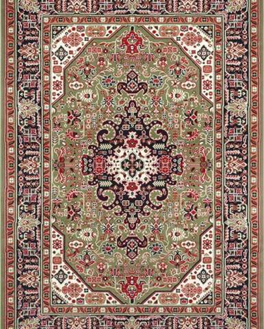 Zelený koberec Nouristan Skazar Isfahan, 80 x 150 cm