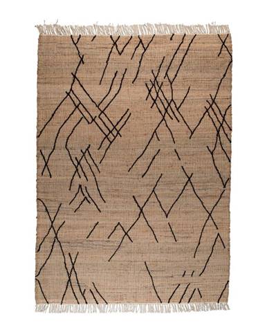 Hnědý koberec Dutchbone Ishank, 200 x 300 cm