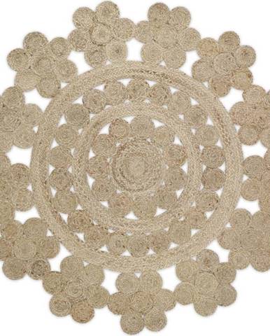 Přírodní ručně vyrobený jutový koberec Nattiot Moora, ø 140 cm