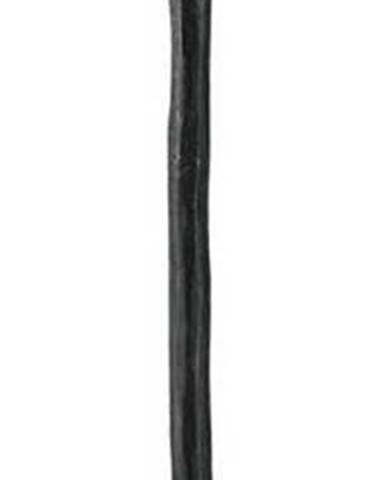 Černý kovový svícen Nkuku Mbata, výška 40 cm