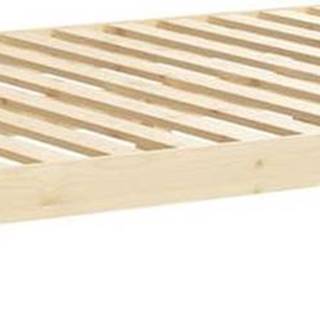 Dvoulůžková postel z borovicového dřeva Karup Design Kanso, 140 x 200 cm