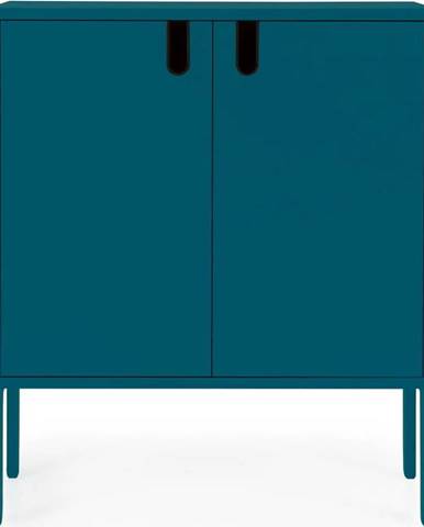 Petrolejově modrá skříň Tenzo Uno, šířka 80 cm