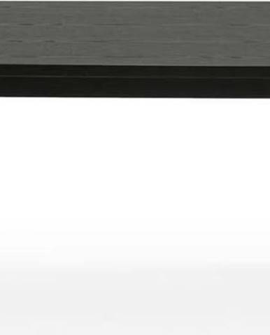 Černý konferenční stolek Teulat Atlas, 110 x 60 cm