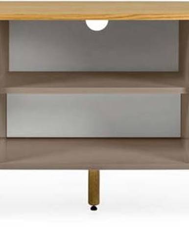 Hnědý TV stolek Tenzo Dot, 162 x 60 cm