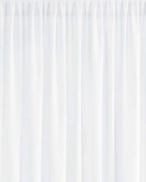 AmeliaHome Bílý závěs AmeliaHome Voile Pleat, 160 x 300 cm