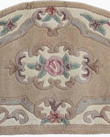 Béžový vlněný koberec Flair Rugs Aubusson, 67 x 127 cm