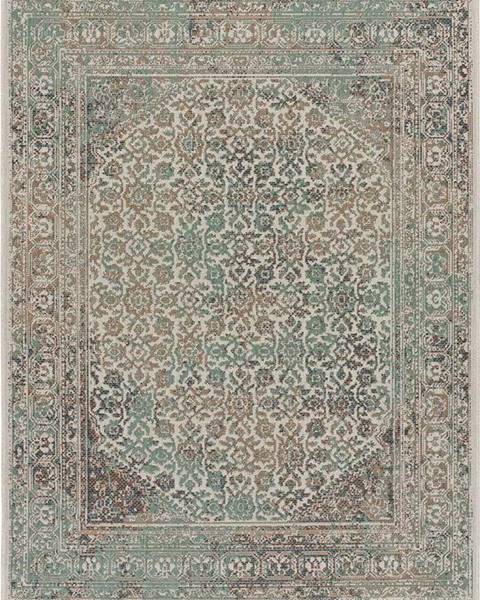 Universal Béžovo-zelený venkovní koberec Universal Lucca, 77 x 150 cm