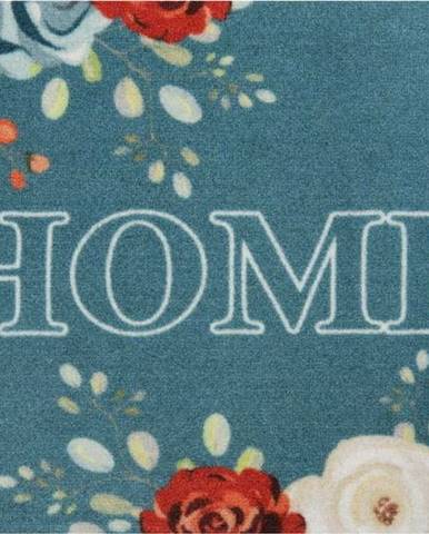 Modrá rohožka Hanse Home Flower Home, 40 x 60 cm
