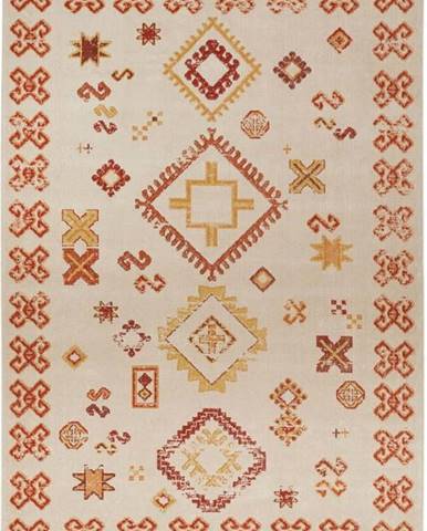 Béžový koberec s podílem recyklované bavlny Nouristan, 120 x 170 cm