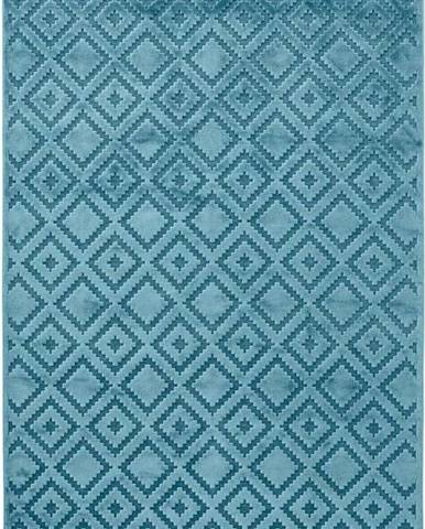 Modrý koberec z viskózy Mint Rugs Iris, 120 x 170 cm
