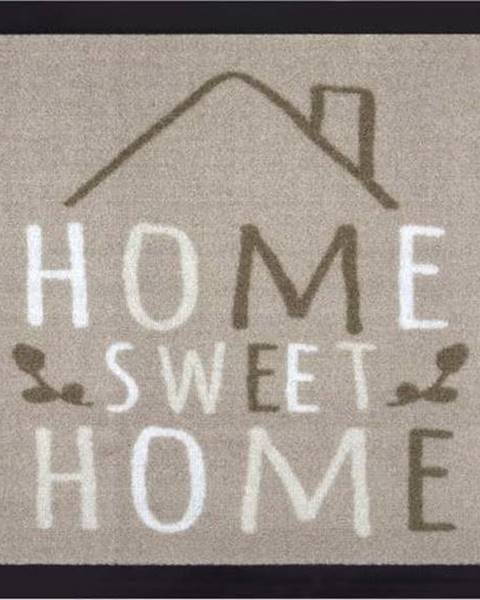 Hanse Home Béžová rohožka Hanse Home Home Sweet Home, 45 x 75 cm