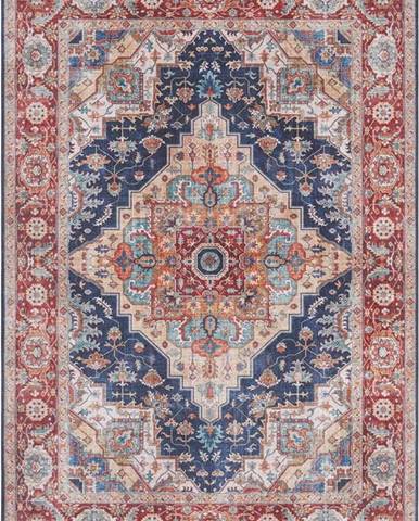 Tmavě modro-červený koberec Nouristan Sylla, 120 x 160 cm