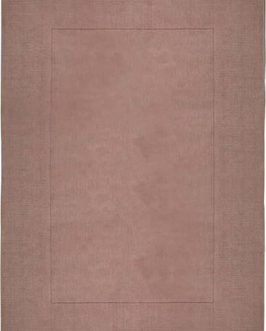 Růžový vlněný koberec Flair Rugs Siena, 160 x 230 cm