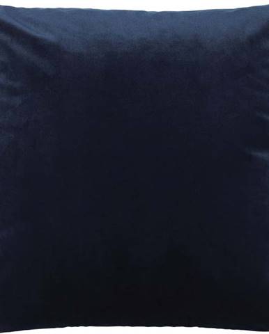 Tmavě modrý povlak na polštář se sametovým efektem Blomus, 45 x 45 cm