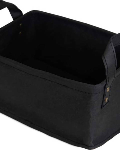 Compactor Černý úložný košík ze surové buničiny Compactor Ecologik