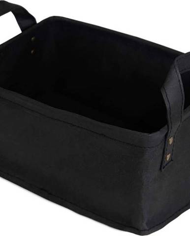 Černý úložný košík ze surové buničiny Compactor Ecologik