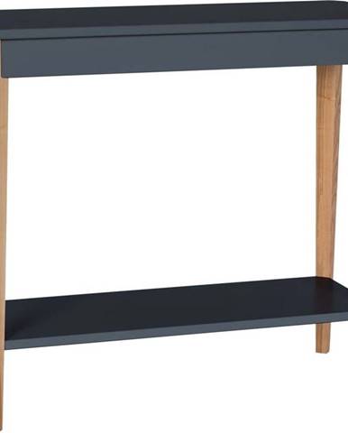 Tmavě šedý konzolový stolek Ragaba Ashme, šířka 85 cm
