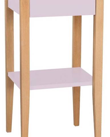 Růžový odkládací stolek Ragaba Entlik