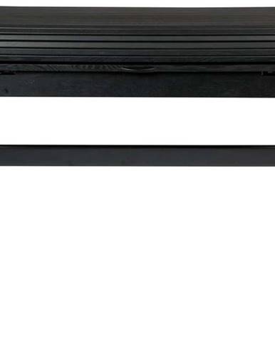 Černý psací stůl s výsuvnou deskou Zuiver Barbier, délka 110 cm