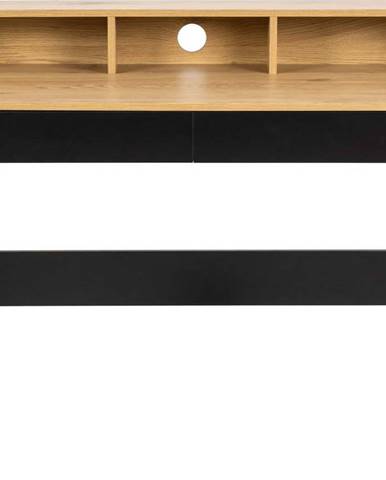 Psací stůl s deskou v dubovém dekoru Actona Reece, 100 x 50 cm