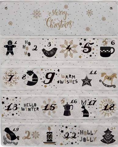 Bavlněný adventní kalendář Butter Kings Scandinavian Christmas